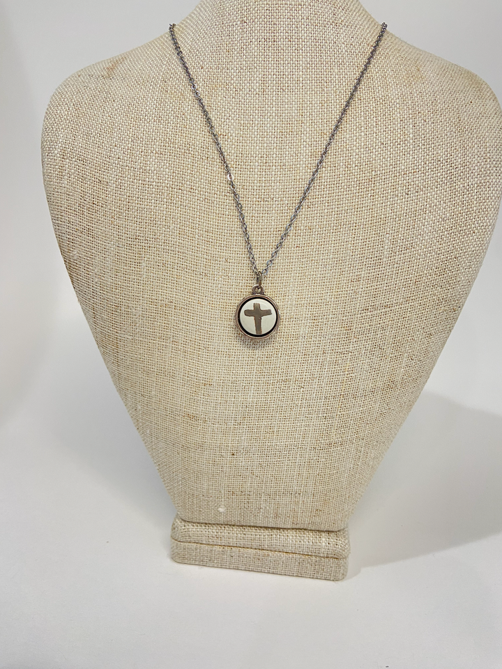 Cross Necklace Christ Jesus Follower