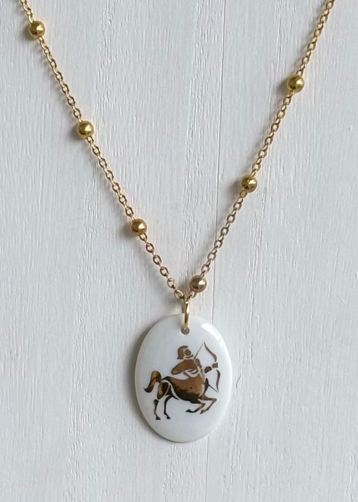 Zodiac Necklace Sagittarius Necklace Zodiac Jewelry