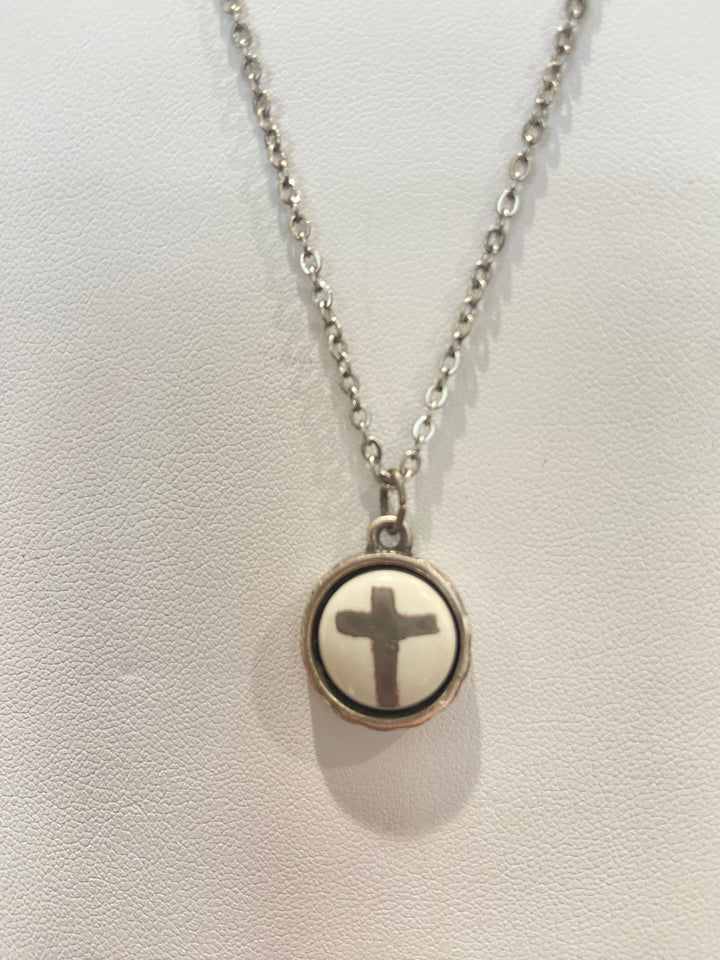Cross Necklace Christ Jesus Follower