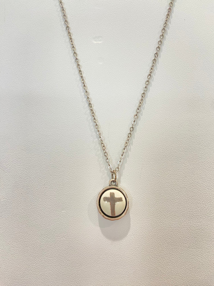 Cross Necklace Christ Jesus Follower
