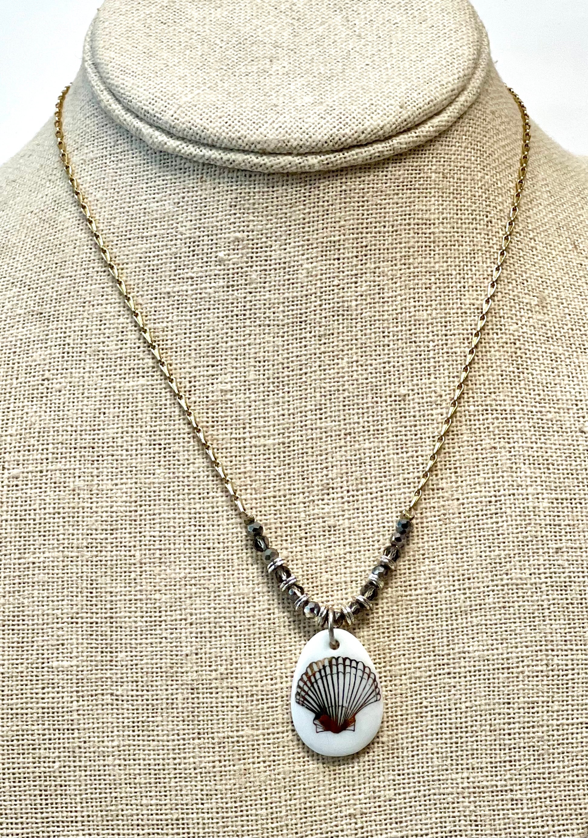 Gold Shell Necklace