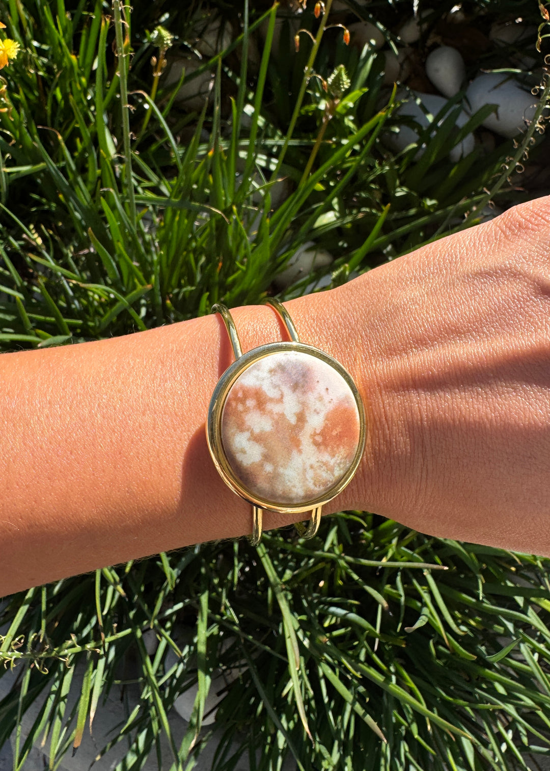 Moon Bracelet Gold Bangle