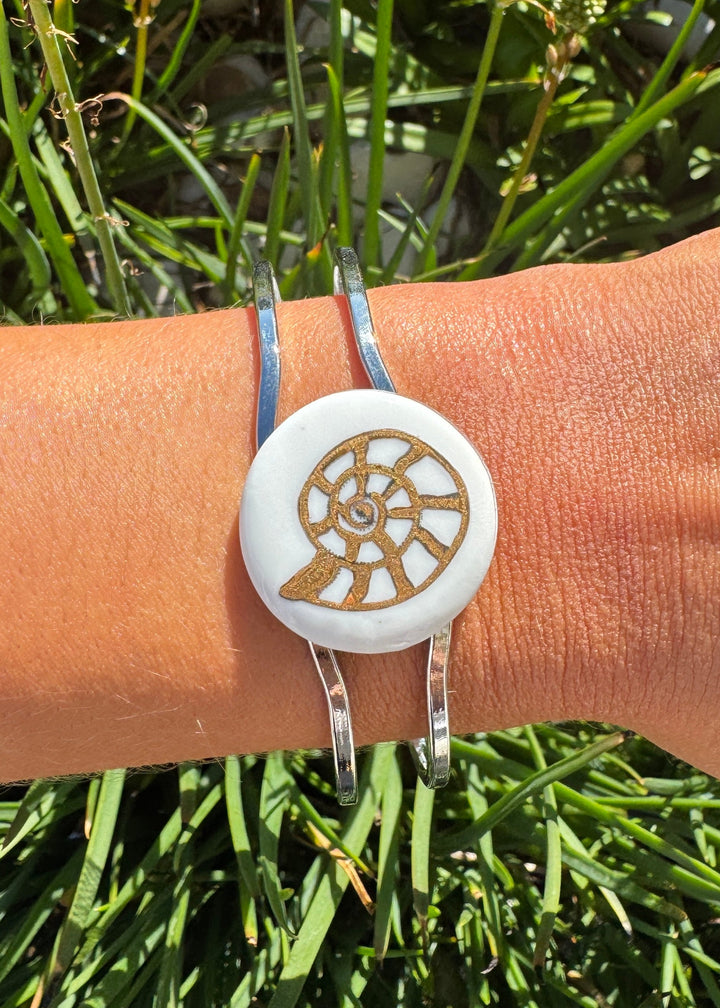 Seashell Bracelet Bangle Coastal Seaside Beach