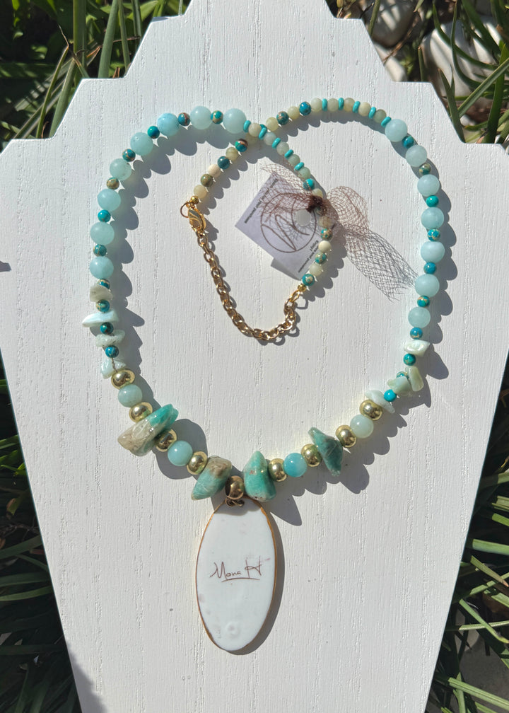 Beaded Seahorse Necklace Coastal Jewelry Lover