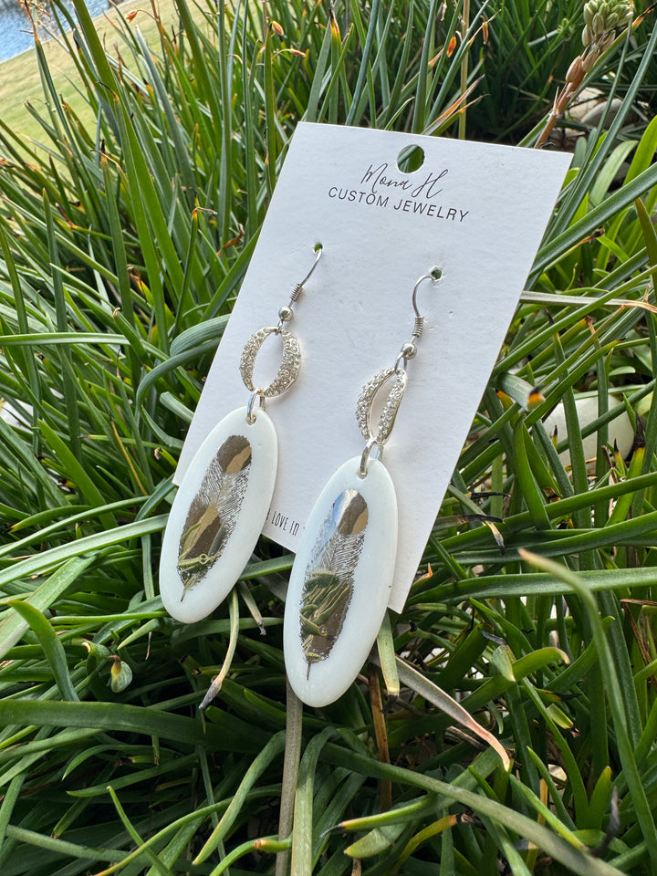 Feather Earrings Silver Feathers Cowgirl Jewelry