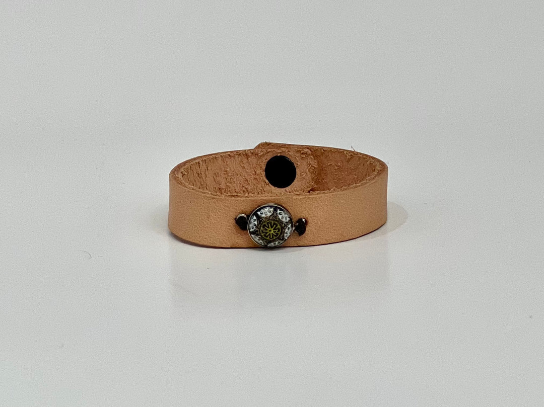Mini Mosaic Leather Bracelet