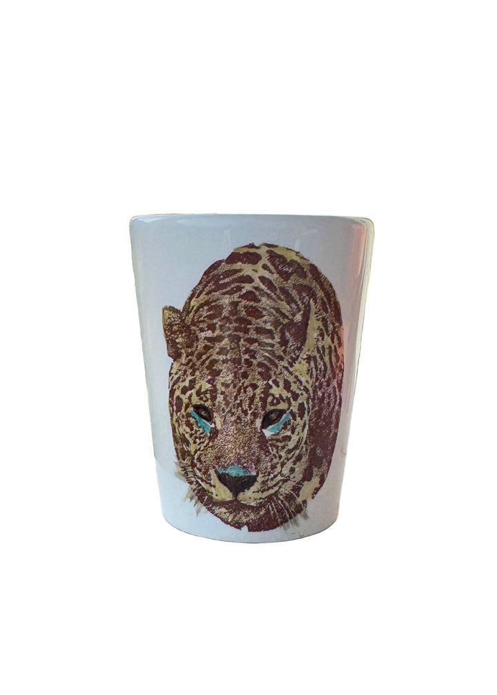 Jaguar Shot Glass Shot Glass Barware Game Day Ceramic