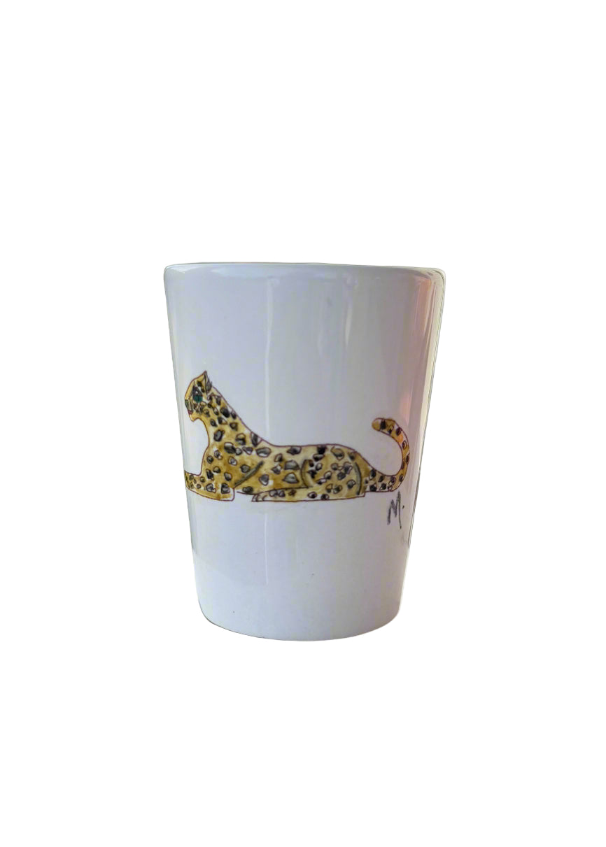 Jaguar Shot Glass – Ceramic Game Day Barware