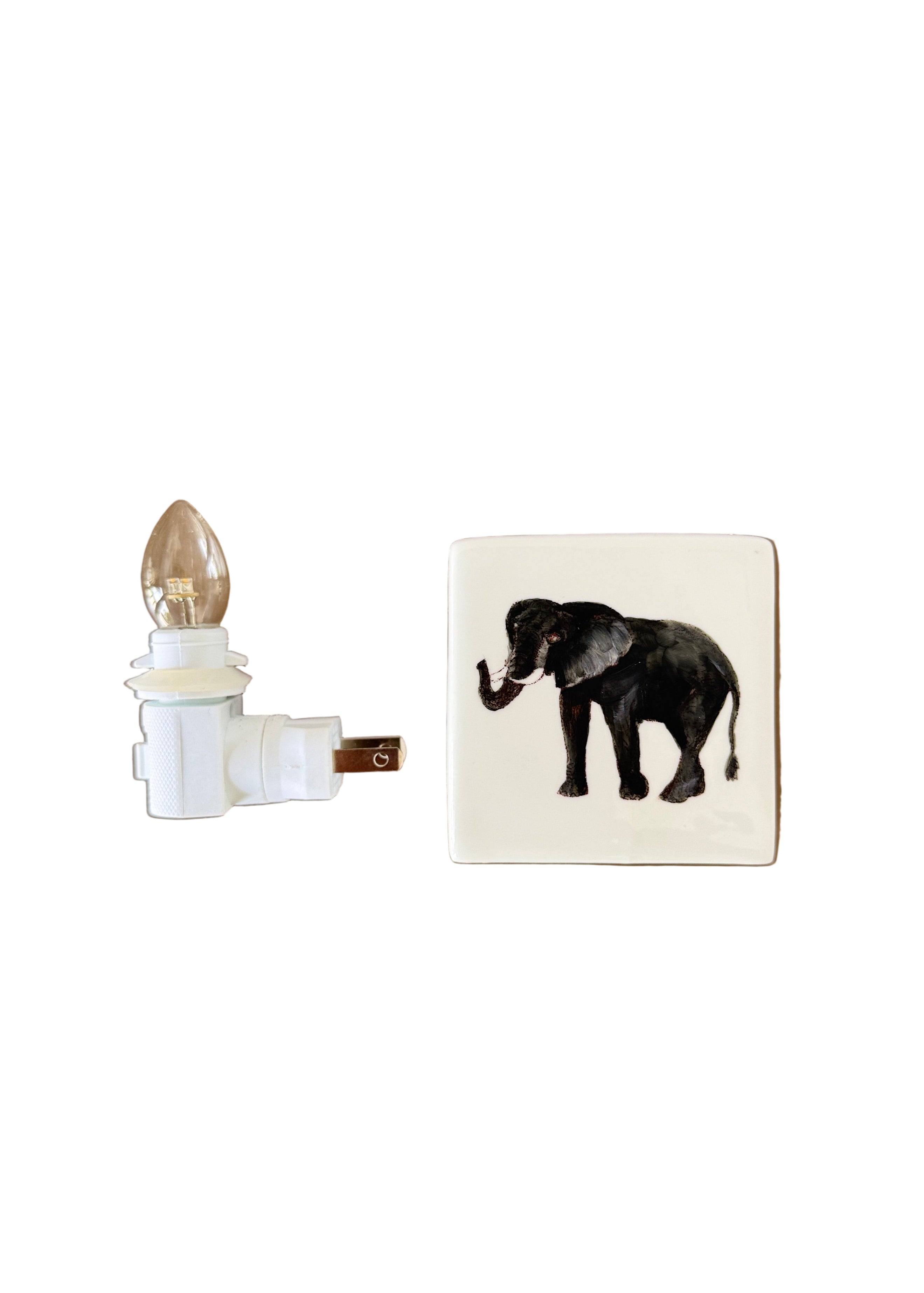 Elephant Alabama Porcelain Nightlight