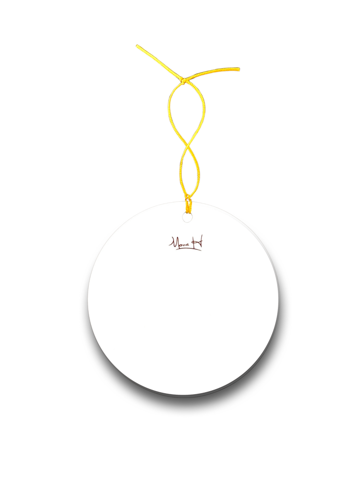 Goat Ornament Gold Christmas