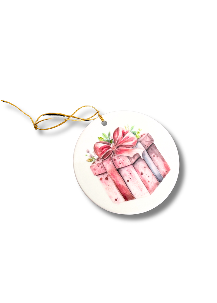 Present Circle Ornament