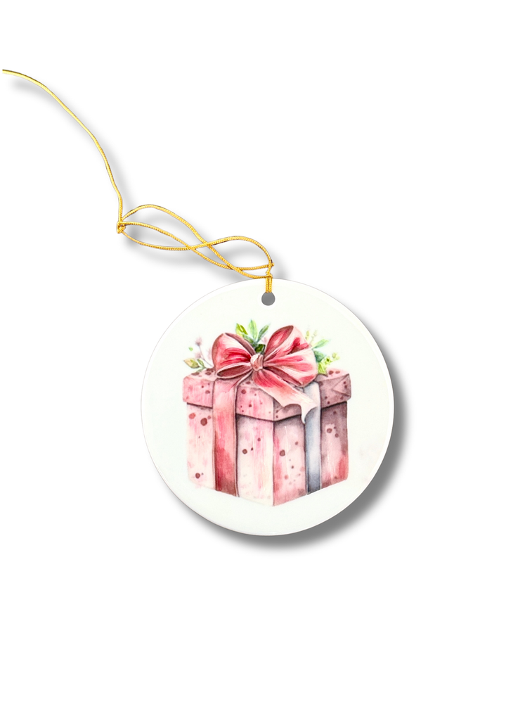 Present Circle Ornament