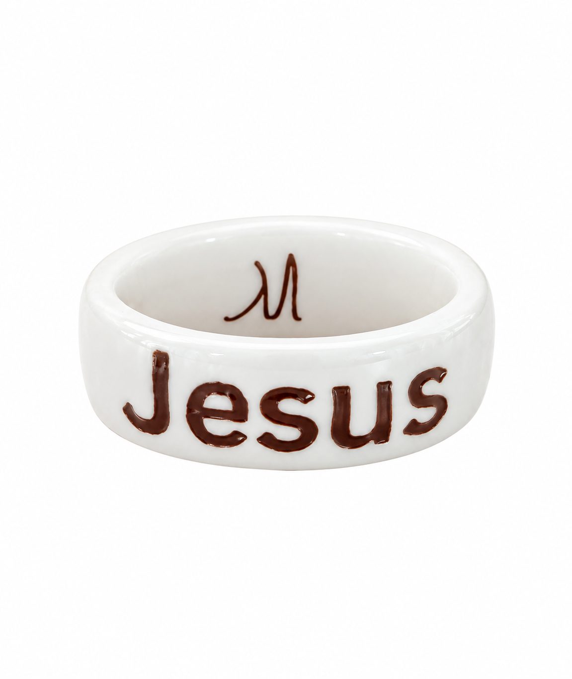 Porcelain Ring – Handcrafted Faith-Inspired Statement Ring