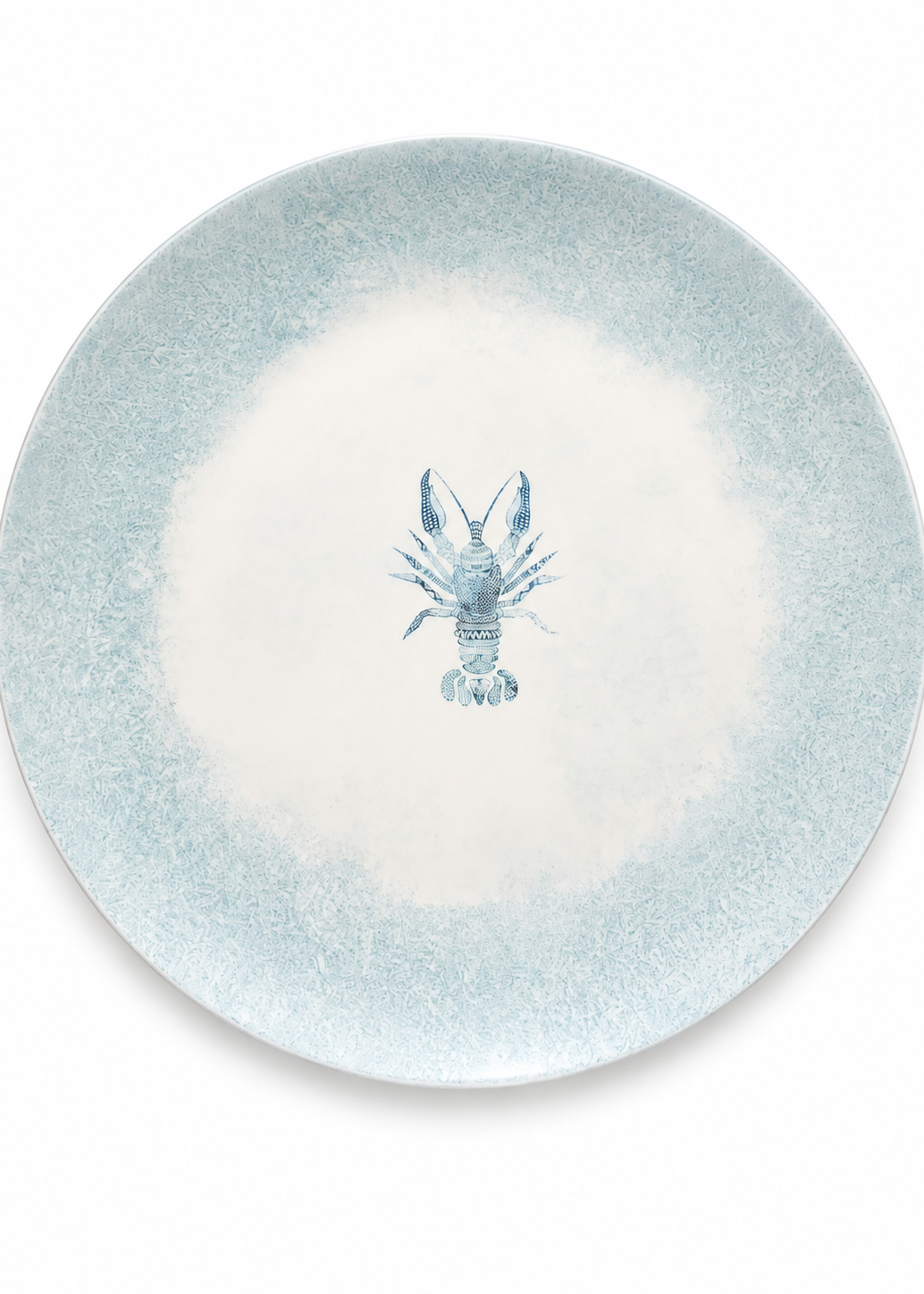 Coastal Blue Lobster Porcelain Dinner Plate