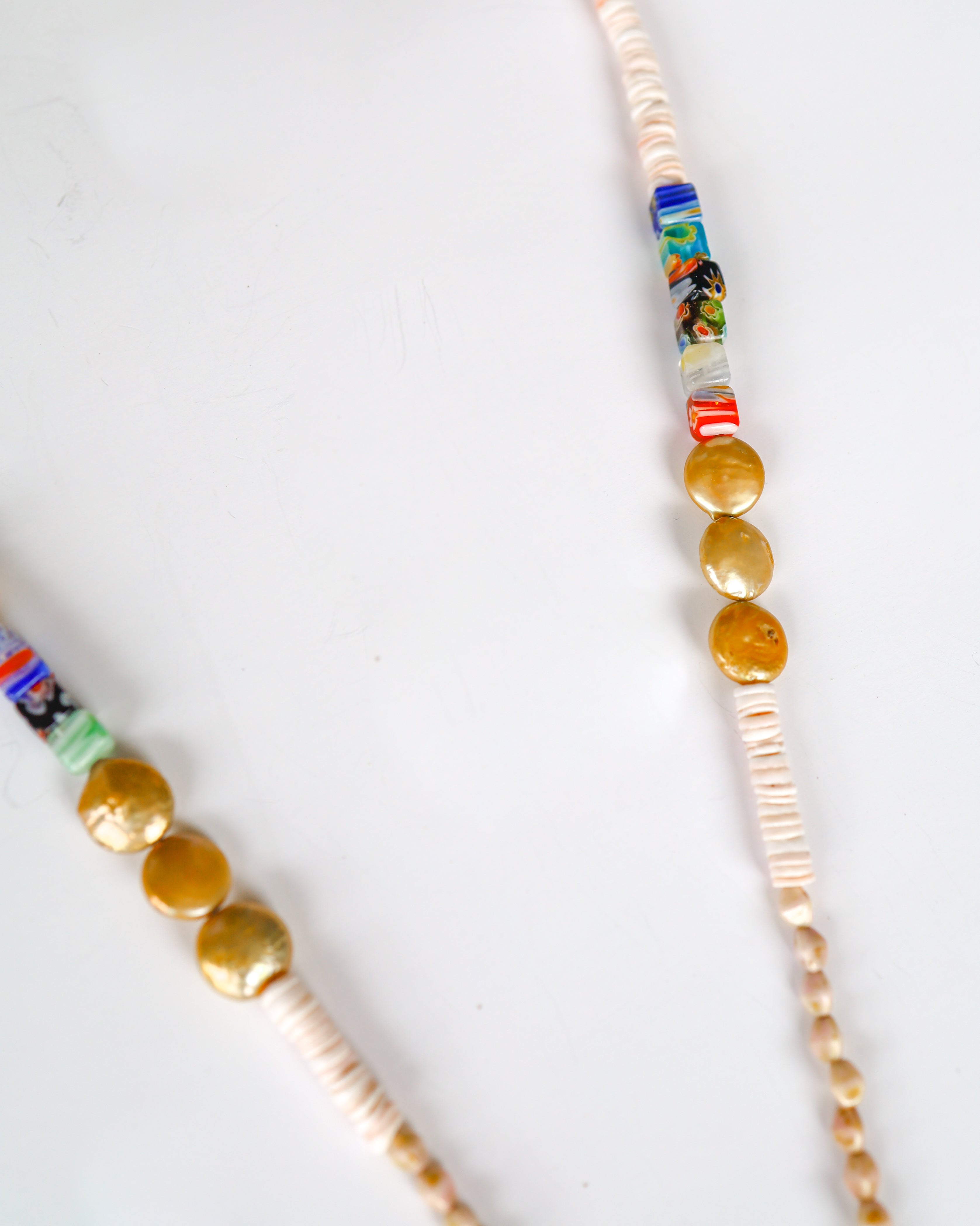 Shark Tooth Pendant Beaded Necklace