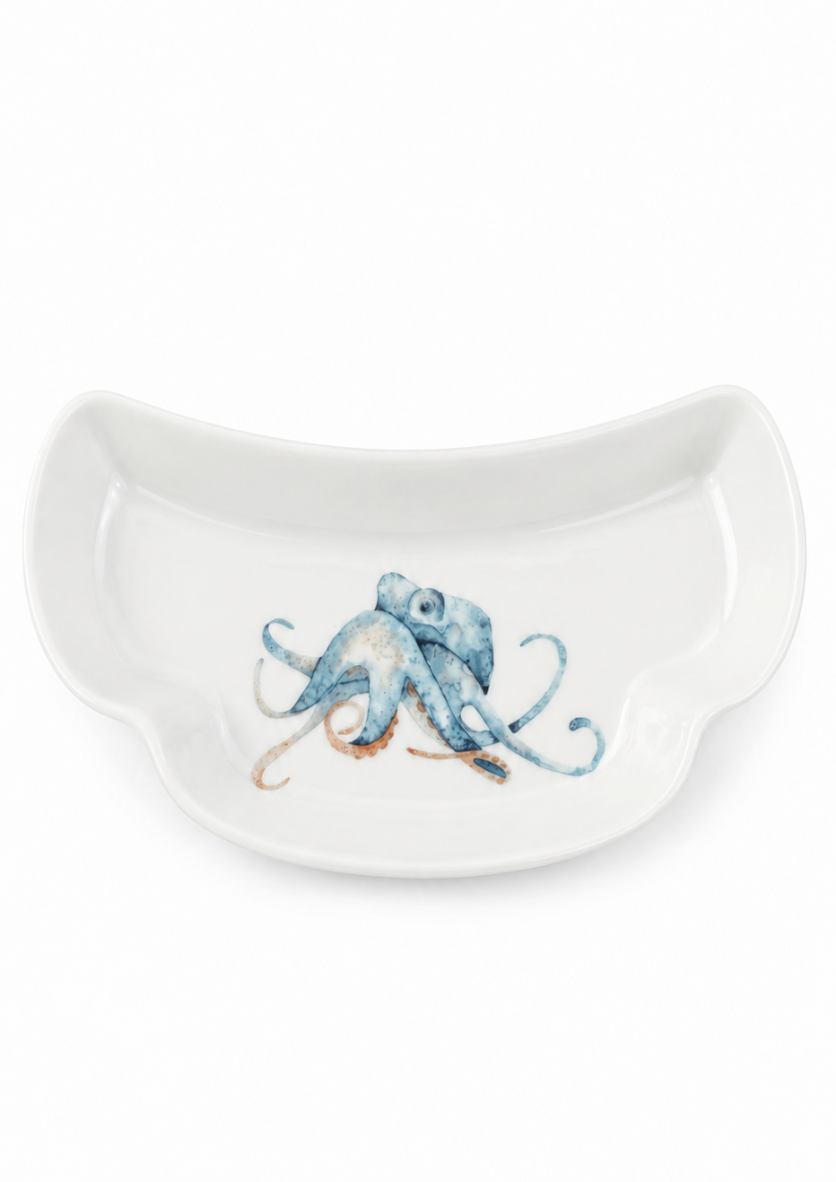 Octopus Porcelain Tray – Coastal Catchall Dish