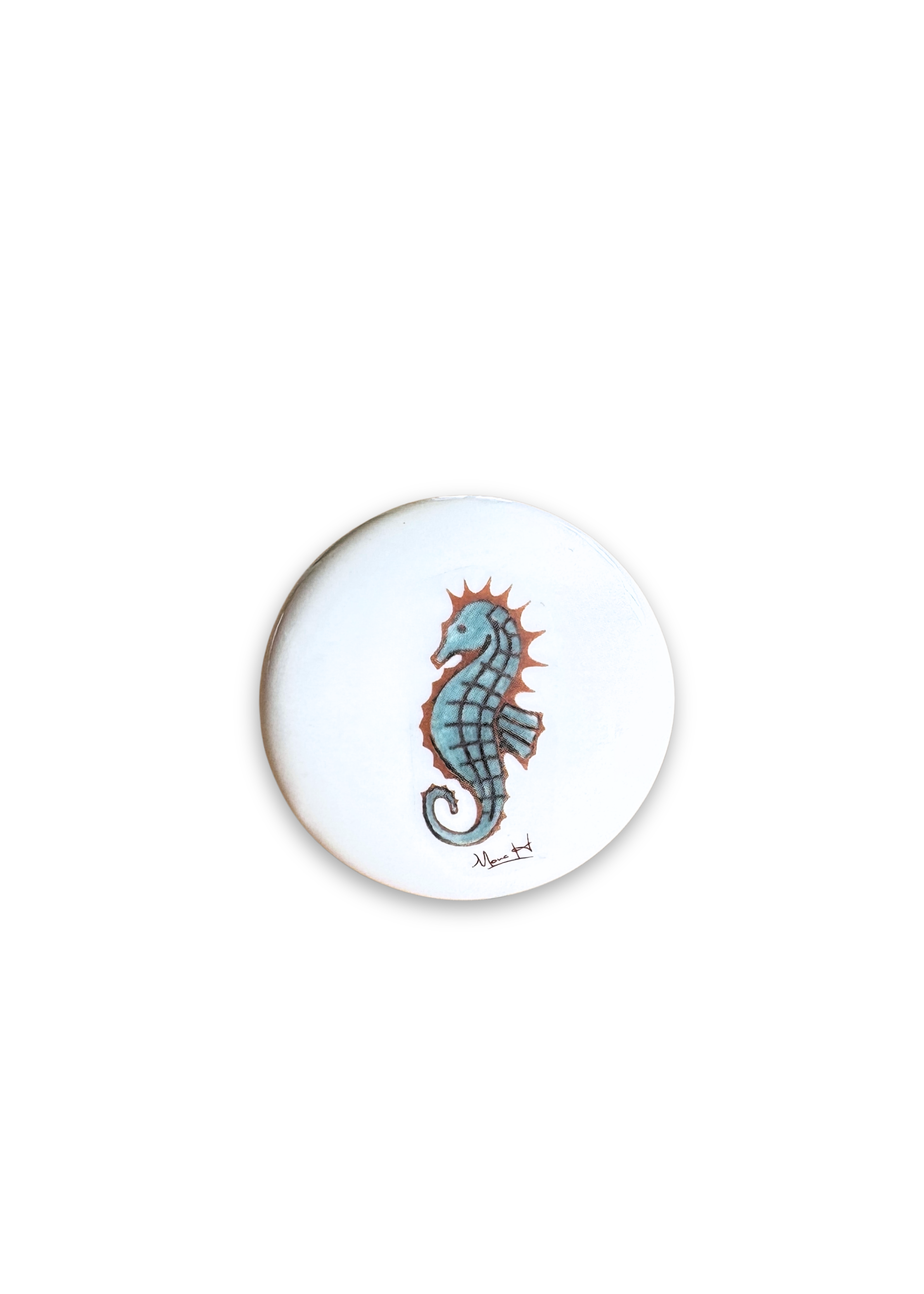 Seahorse Porcelain Ceramic Wine Cork Stopper Barware