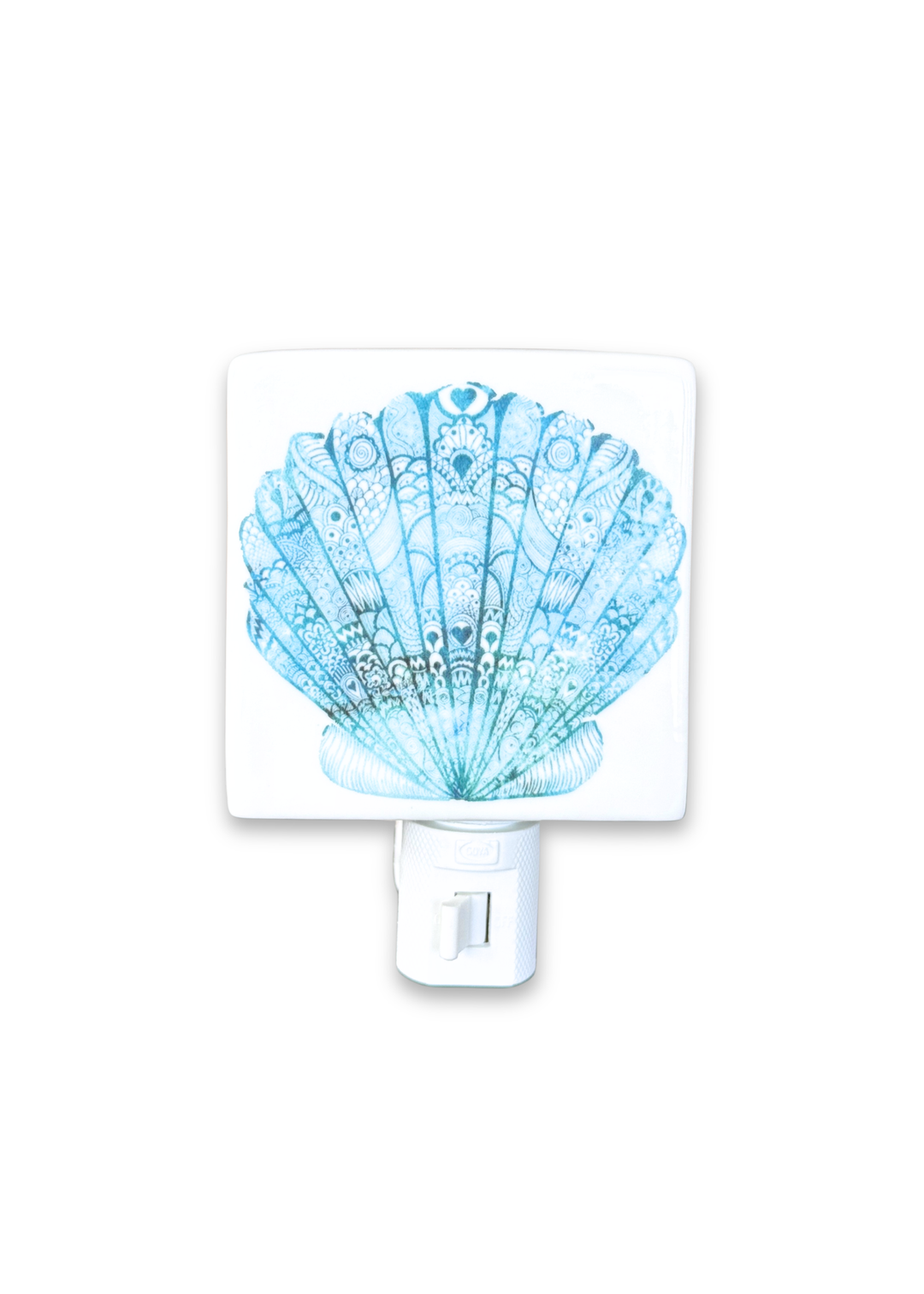 Coastal Seashell Porcelain Nightlight