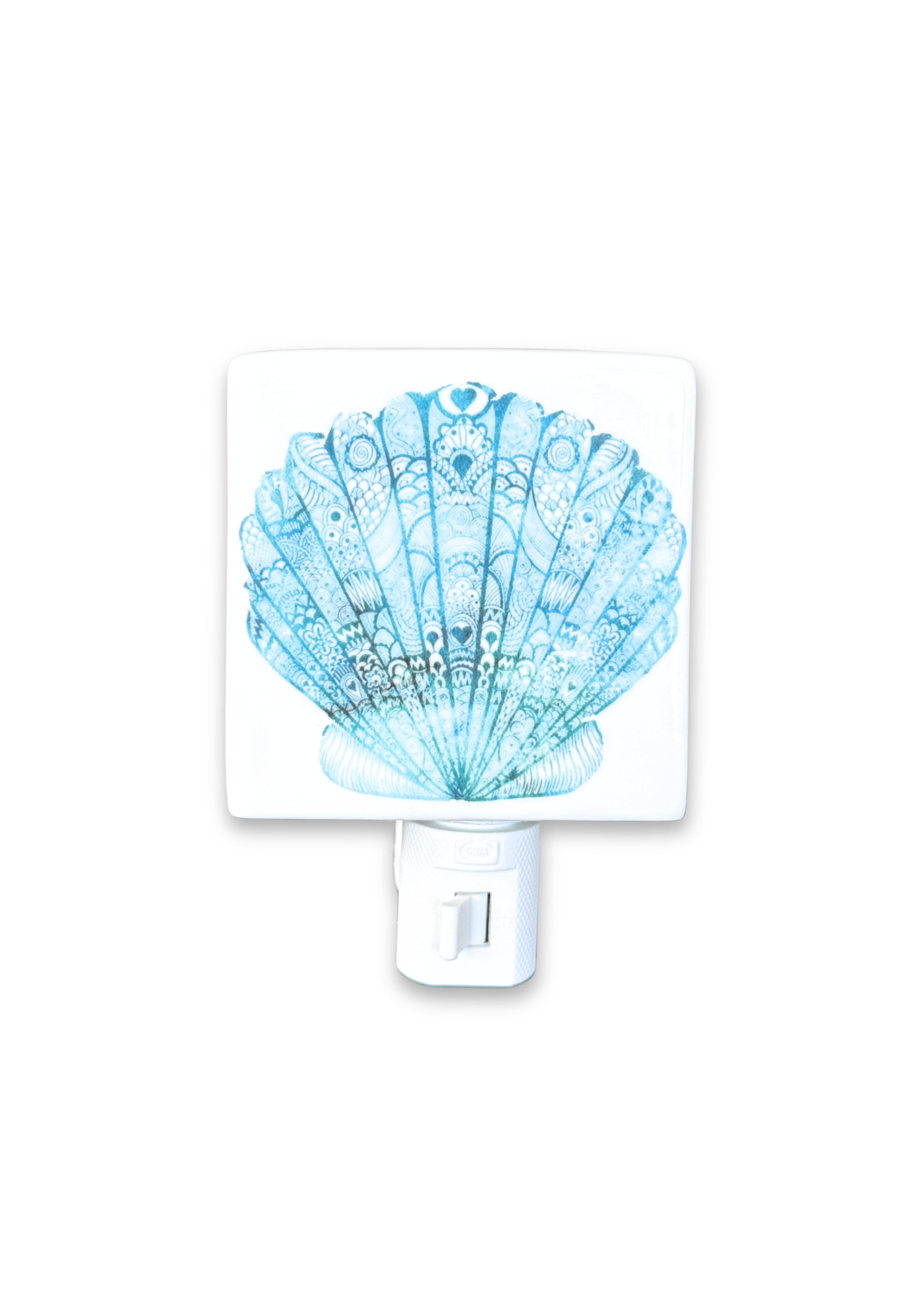 Coastal Seashell Porcelain Nightlight