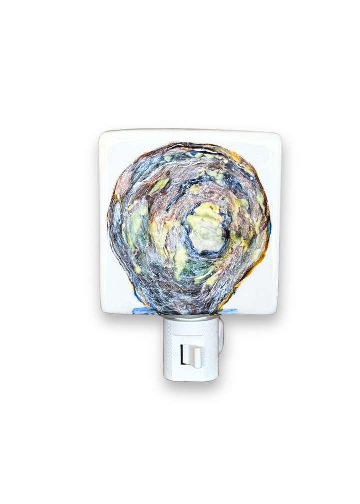Oyster Shell Porcelain Night Light