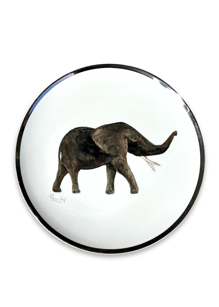 Alabama Elephant Game Day Round Serving Platter