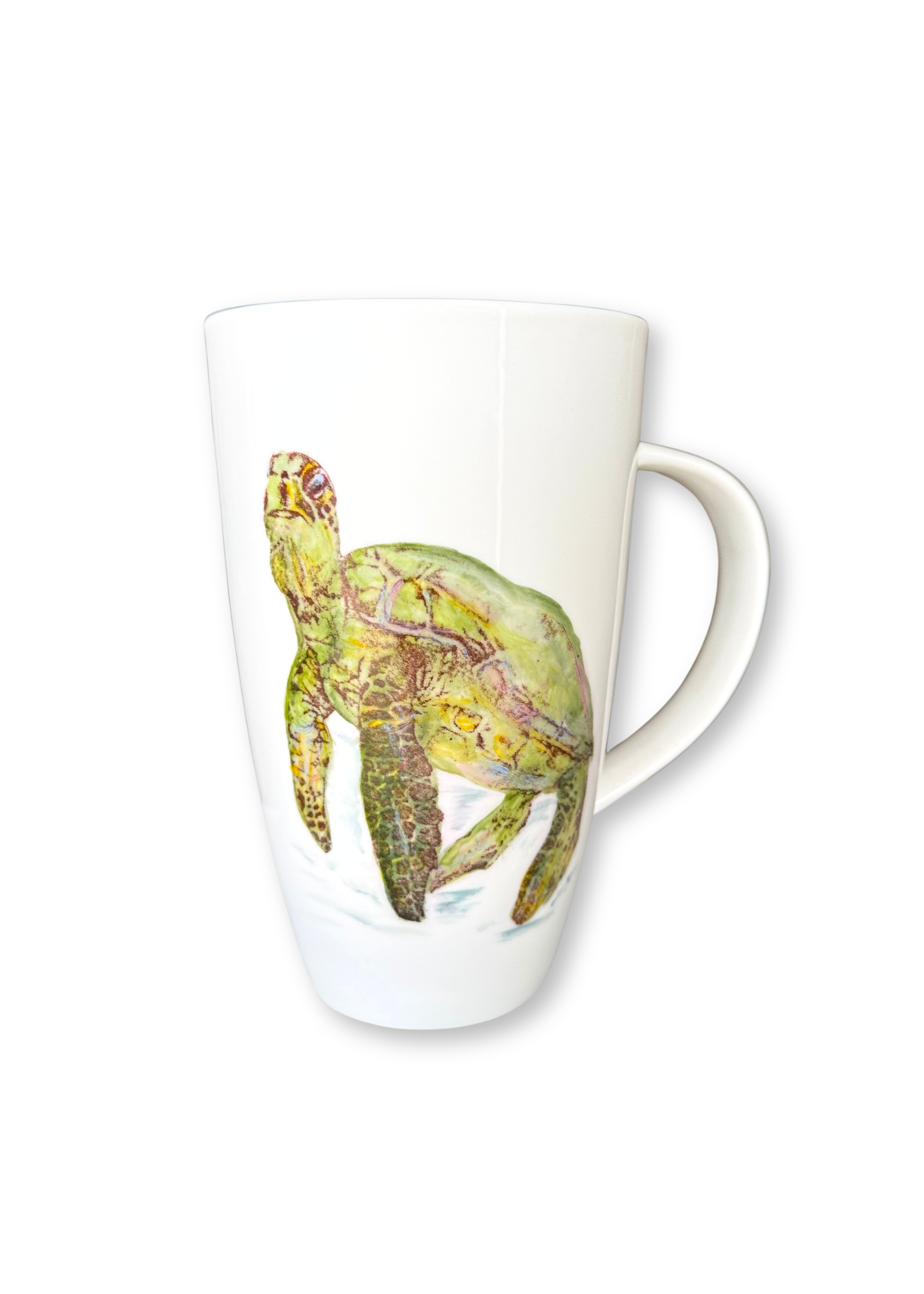 Sea Turtle Porcelain Latte Coffee Tea Mug Cup