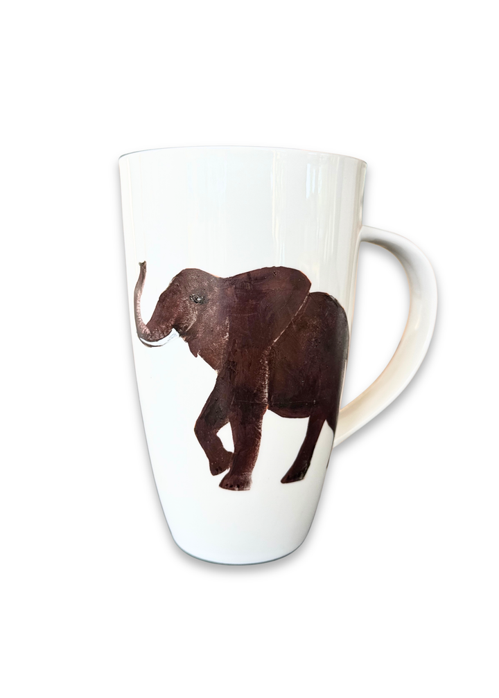 Alabama Elephant Game Day Porcelain Latte Mug