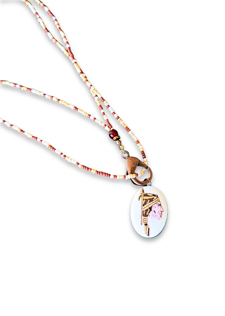 FSU Seminole Double Wrap Beaded Necklace
