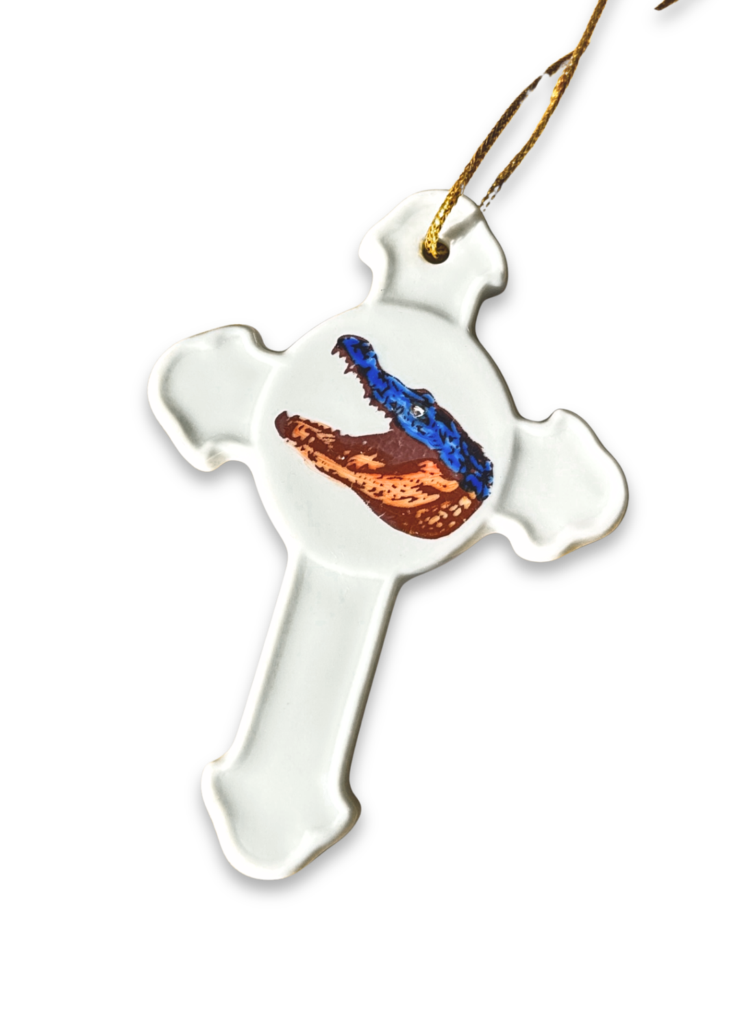 Florida Gator Cross Decor