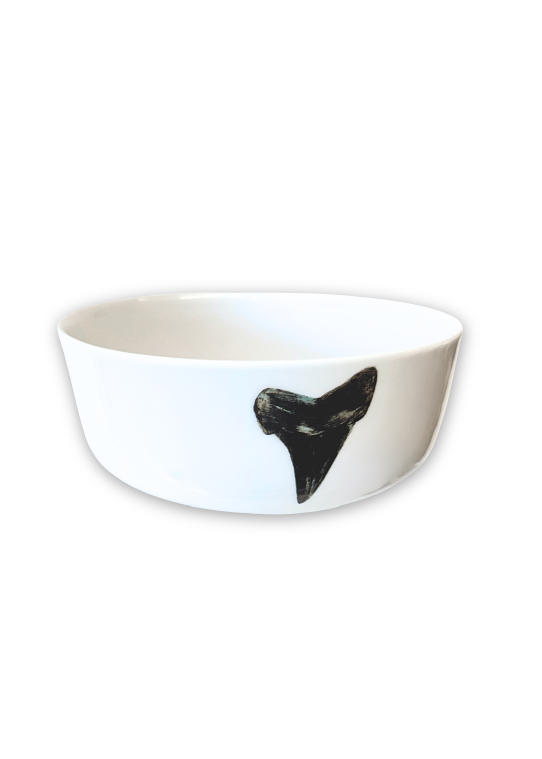 Shark Tooth Porcelain White Bowls