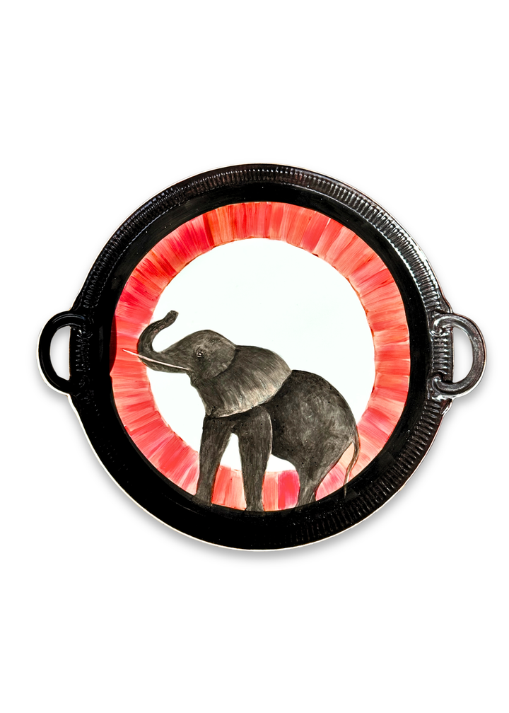 Hand-Painted Gator Appetizer Serving Platter