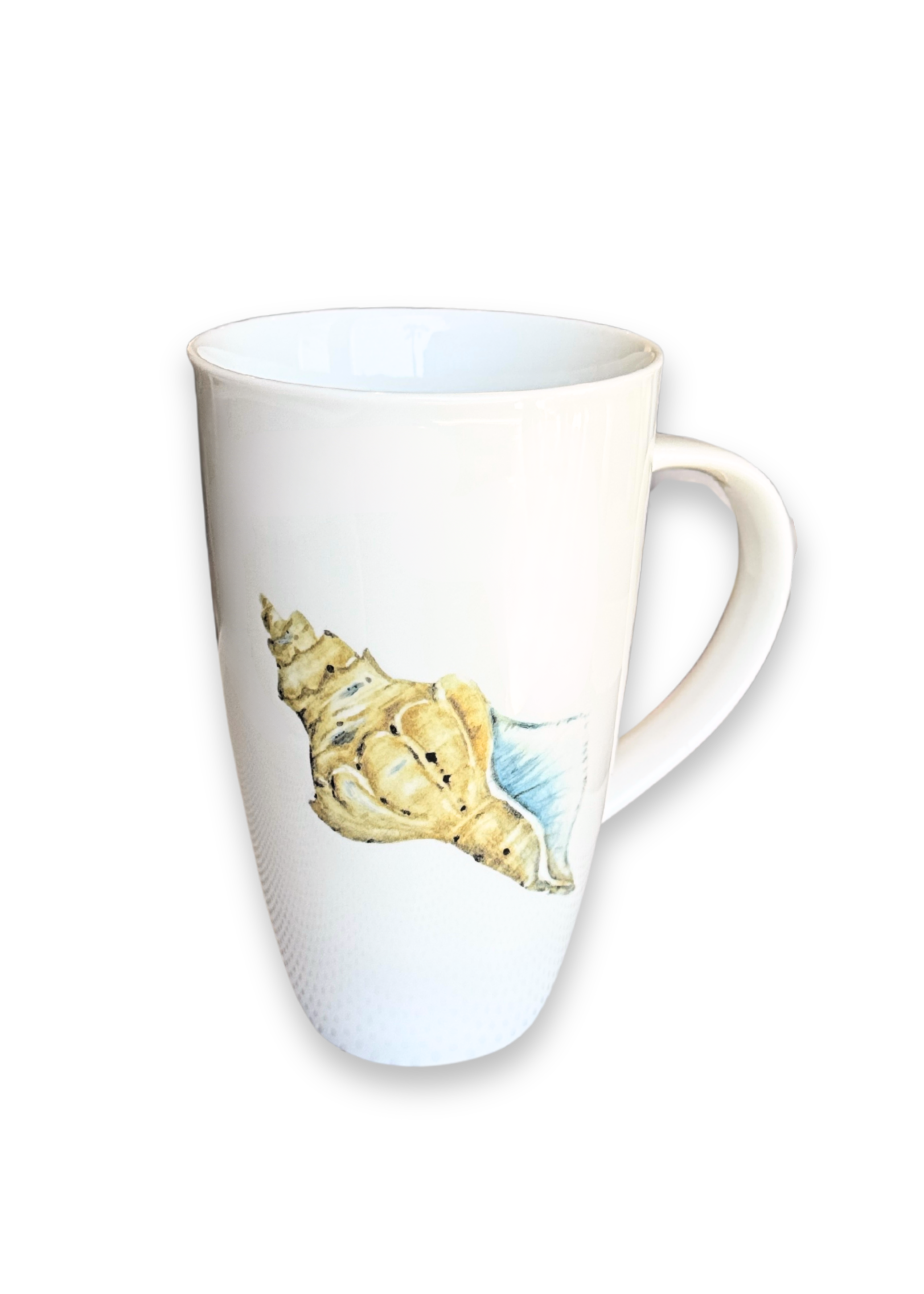 Coastal Conch Seashell Porcelain Coffee and Tea Mug