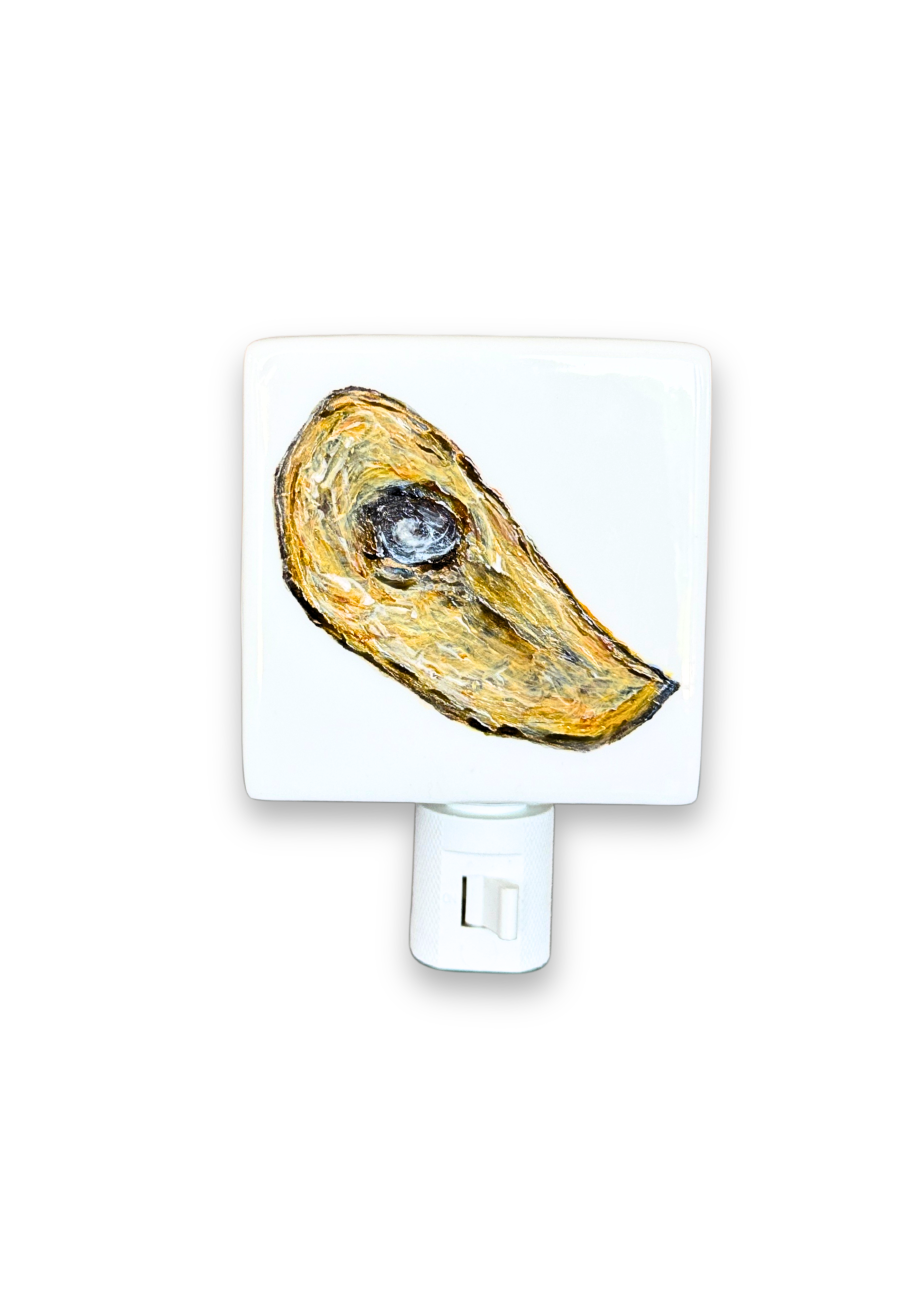 Golden Oyster Porcelain Night Light