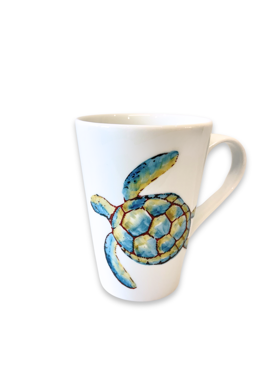 Coastal Seaturtle Porcelain Mug
