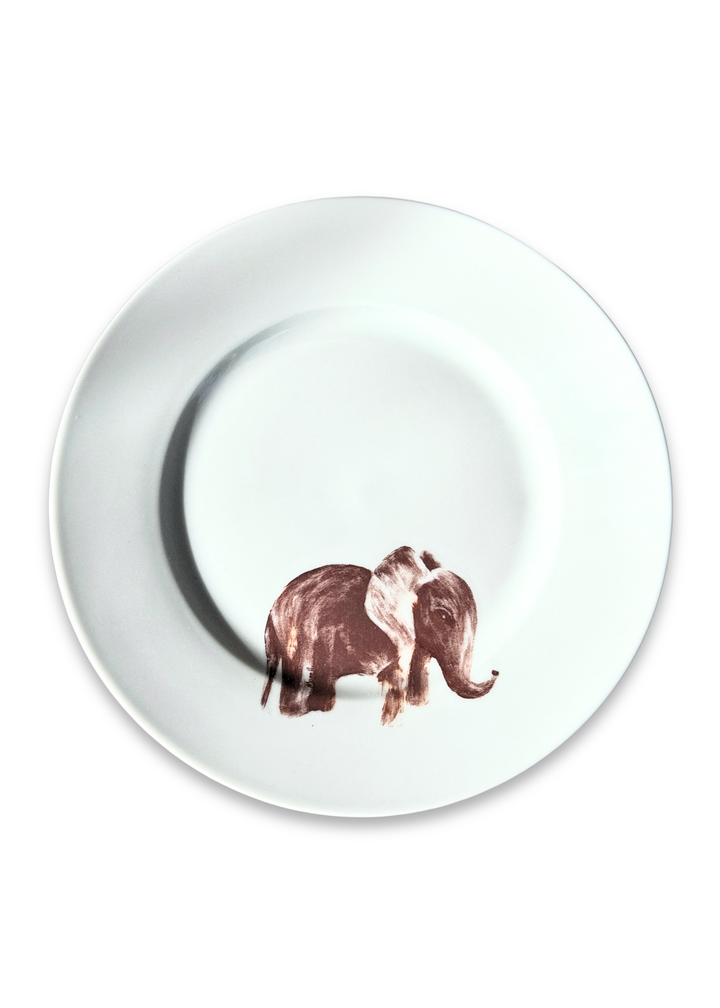 Alabama Elephant Porcelain Serving Plate