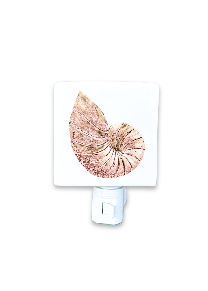 Nautilus Shell Porcelain Nightlight