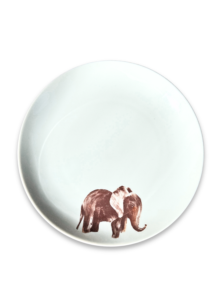 Alabama Elephant 8 " Porcelain Serving Plate