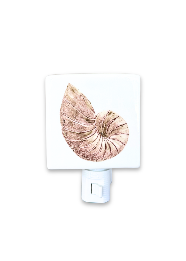 Nautilus Shell Porcelain Nightlight
