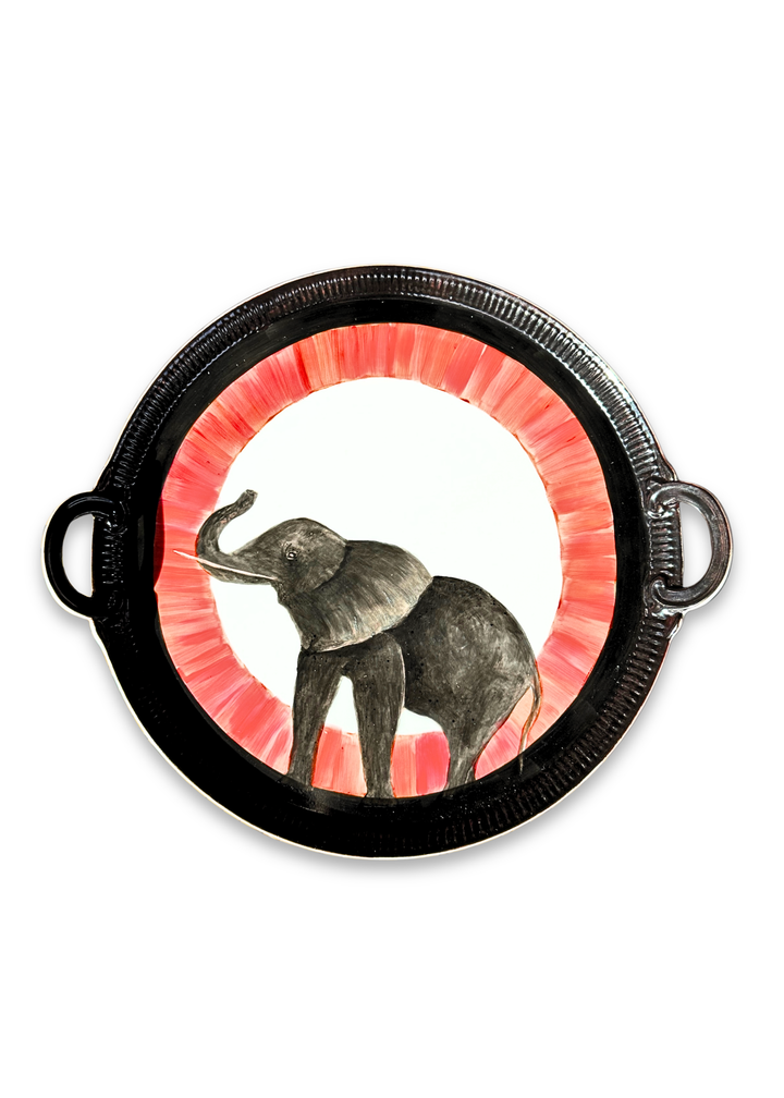 Hand-Painted Gator Appetizer Serving Platter