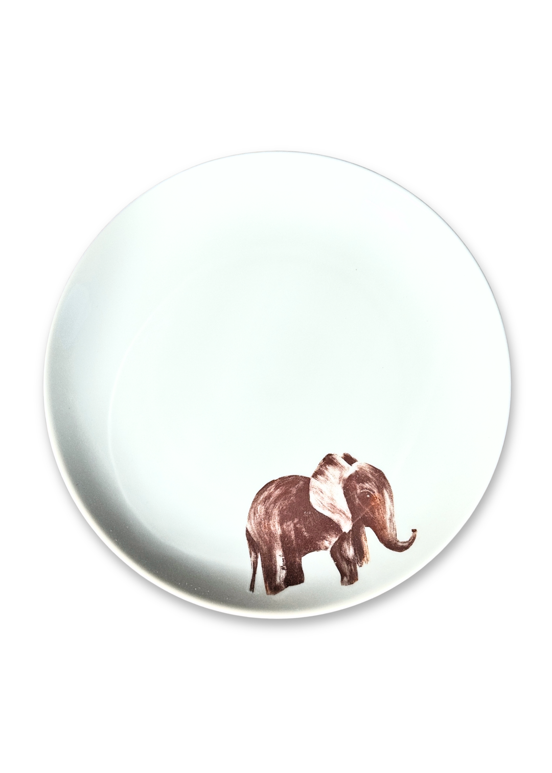 Alabama Elephant 8 " Porcelain Serving Plate
