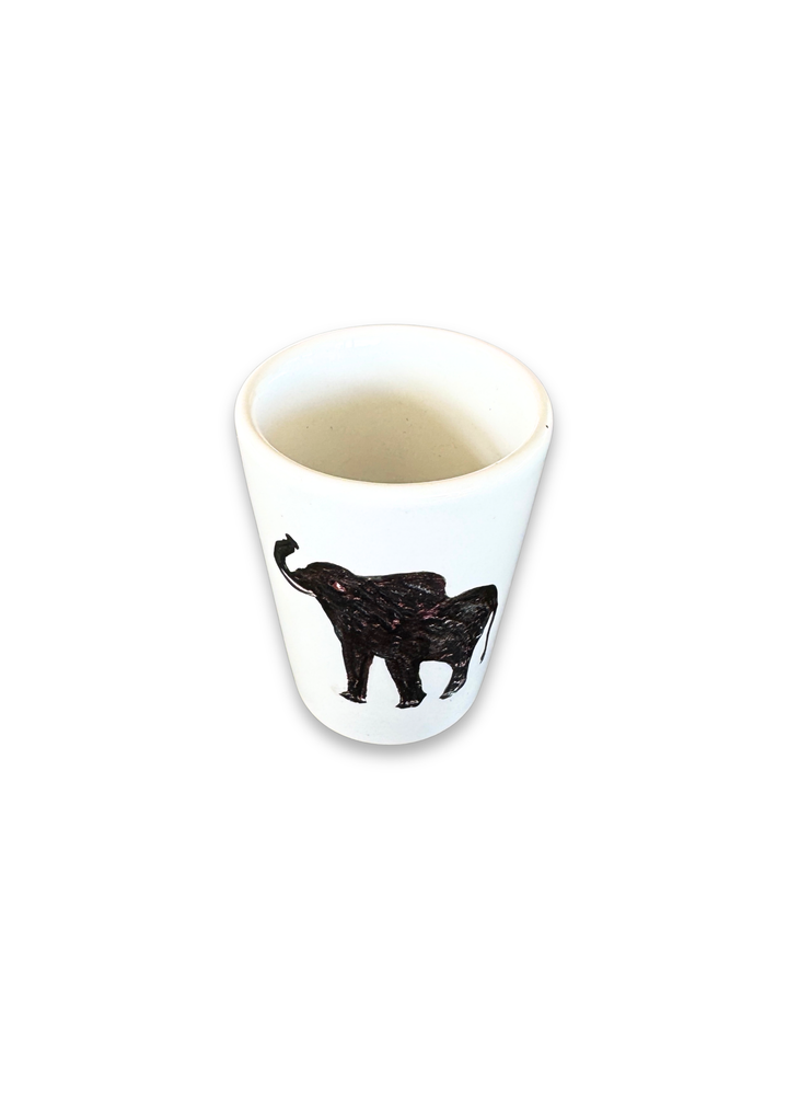 Alabama Elephant Ceramic Shot Glass – 2.9 oz