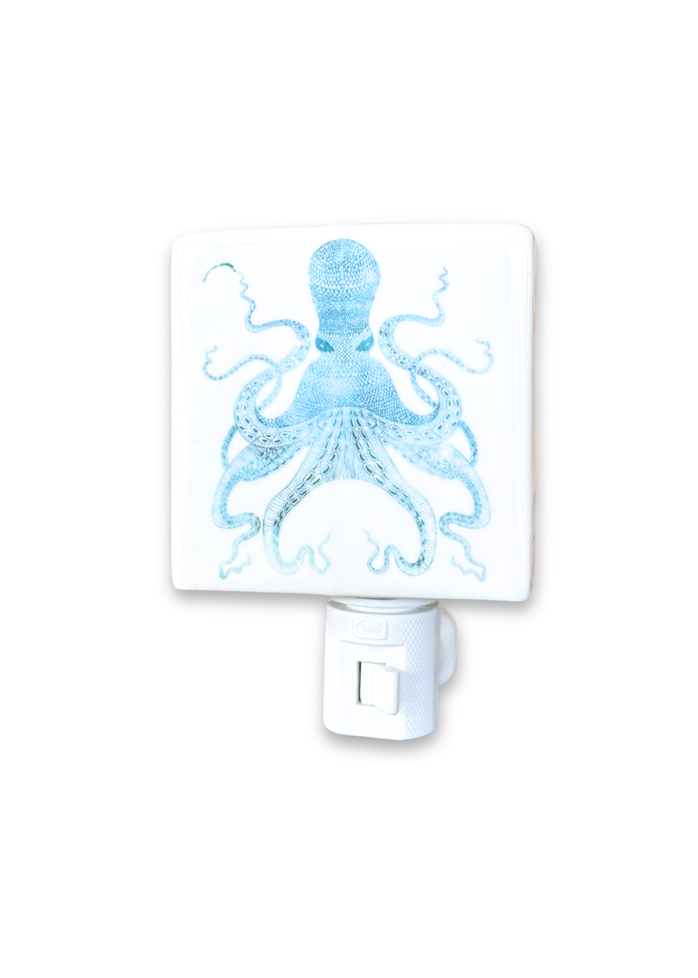 Coastal Octopus Porcelain Nightlight
