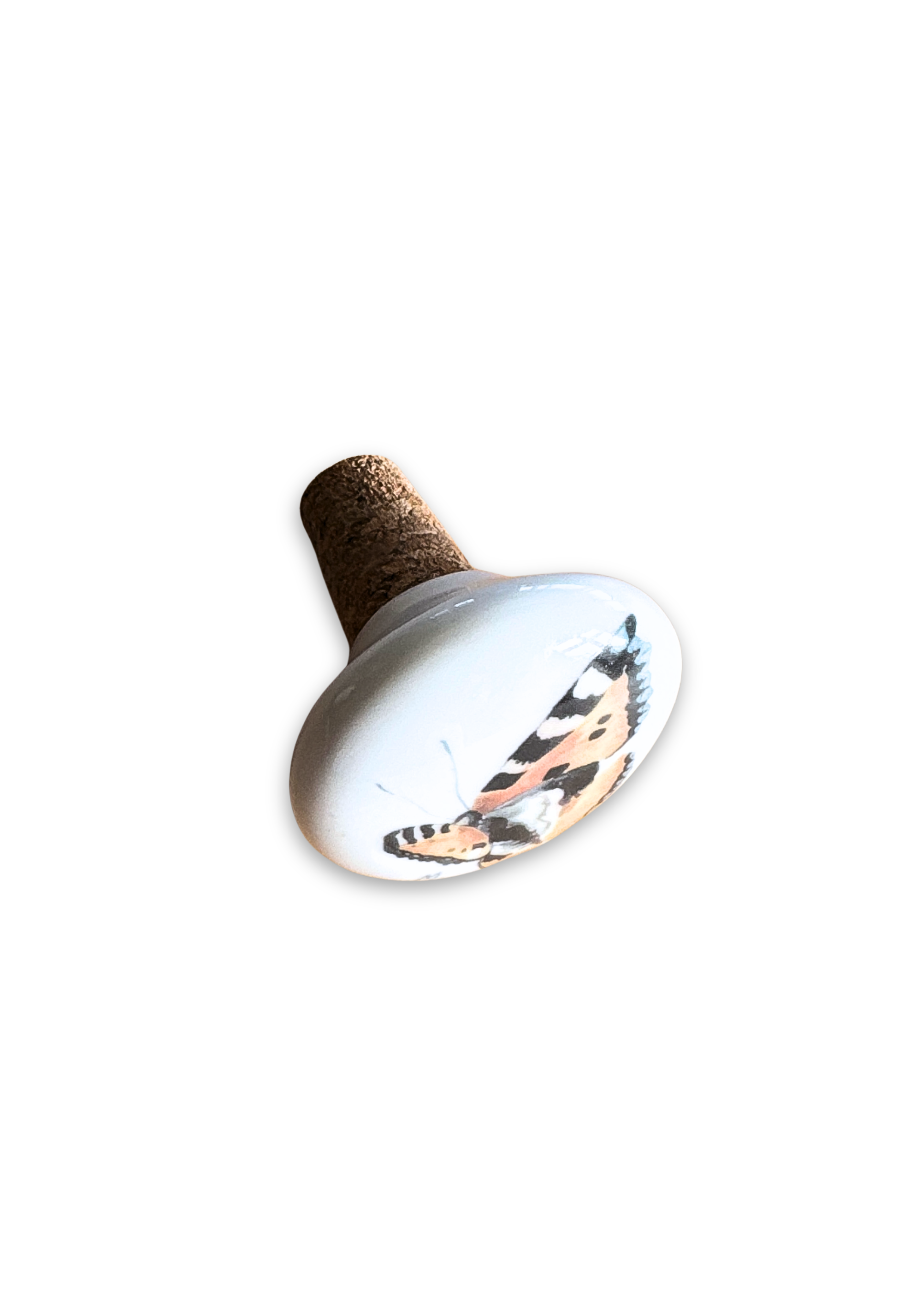Butterfly Porcelain Ceramic Wine Cork Stopper Barware
