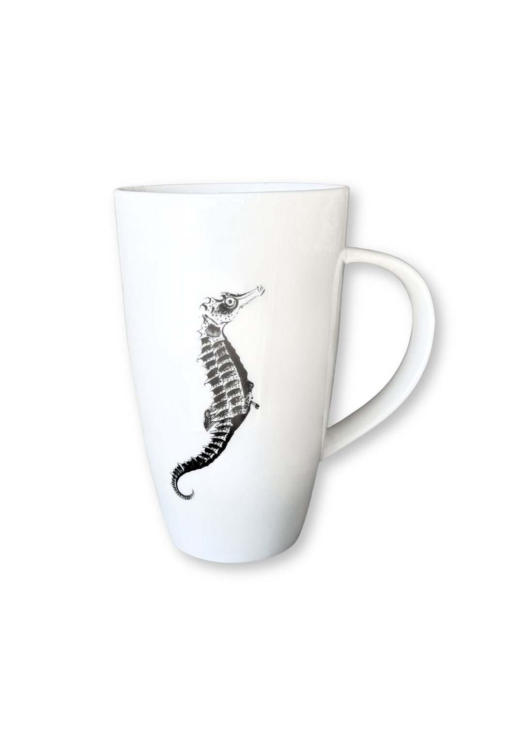 Seahorse Porcelain Latte Coffee Tea Cup Mug