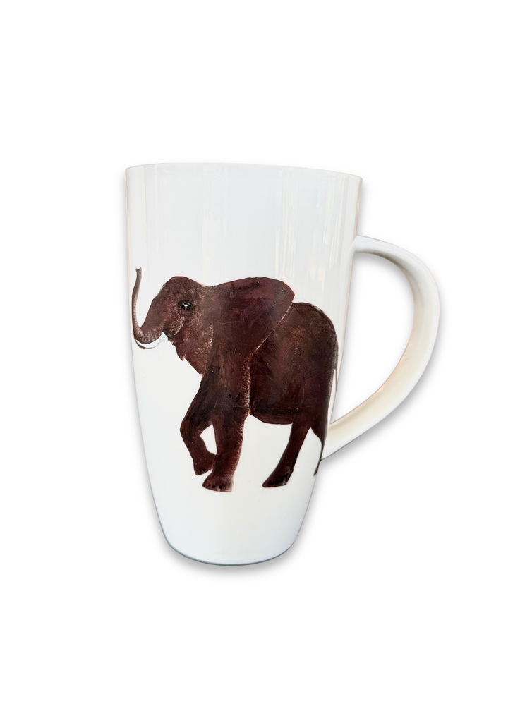 Alabama Elephant Game Day Porcelain Latte Mug