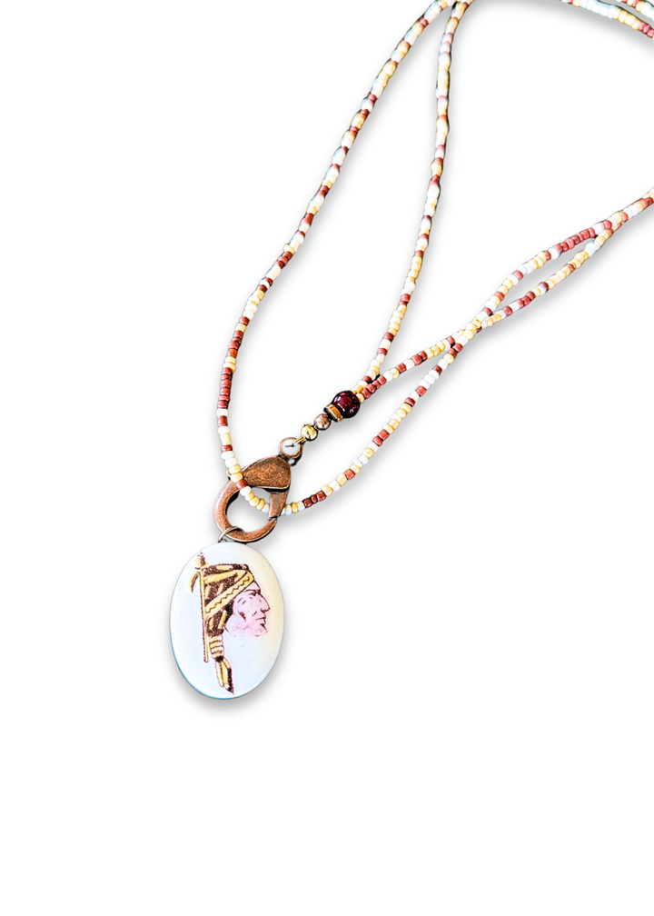 FSU Seminole Double Wrap Beaded Necklace