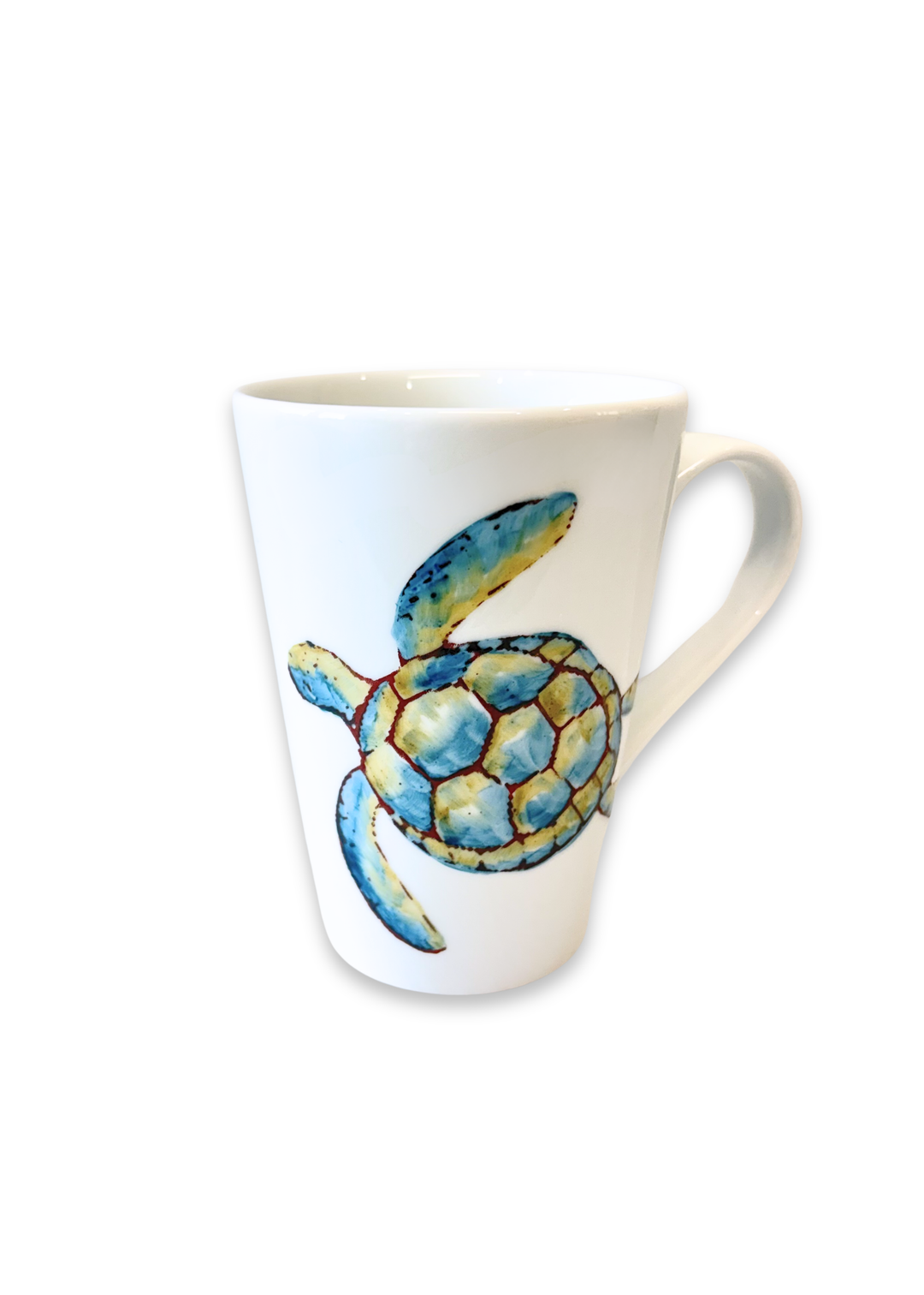 Coastal Seaturtle Porcelain Mug