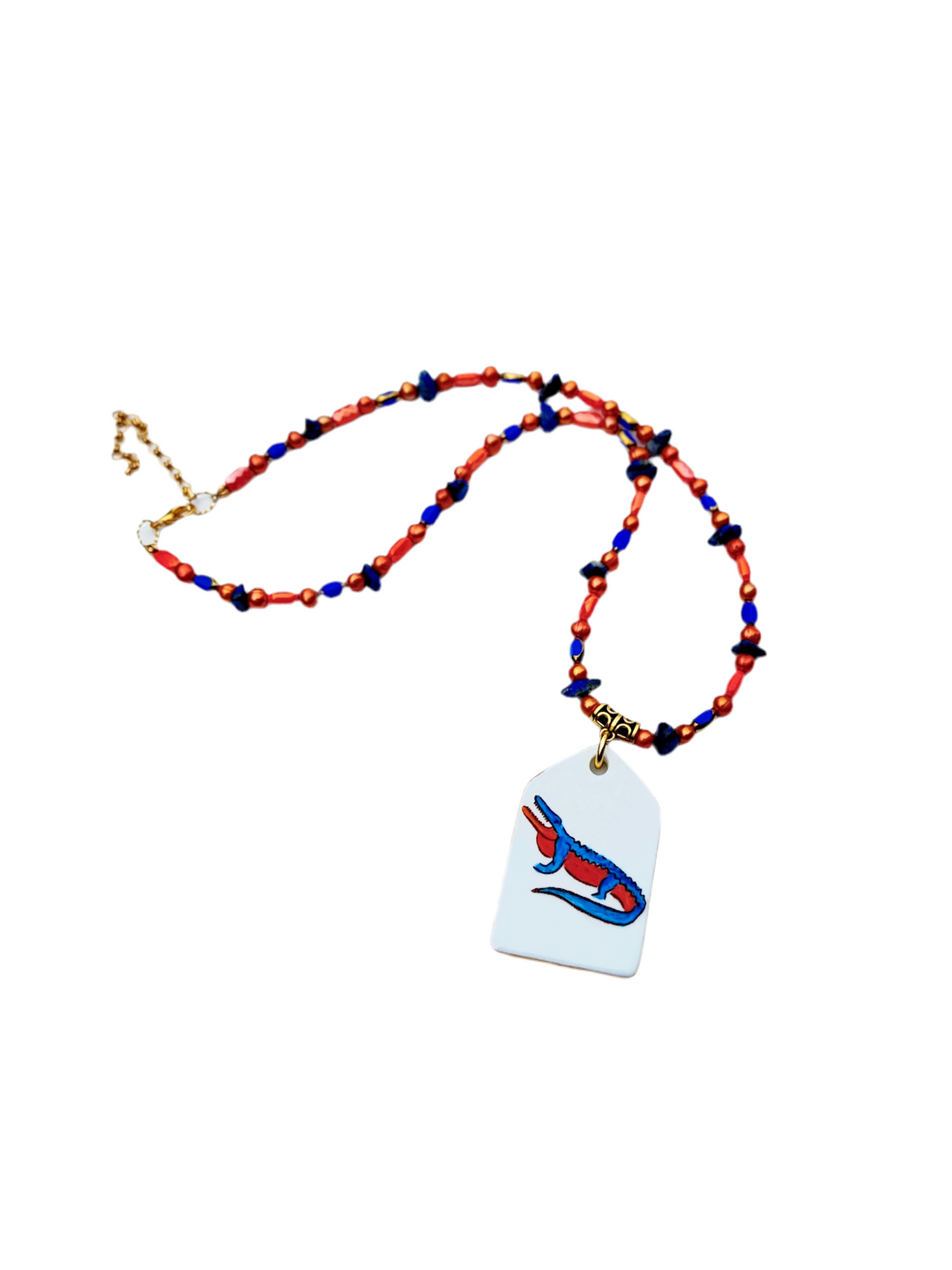 Gator Game Day Necklace Mascot Jewelry Football Season