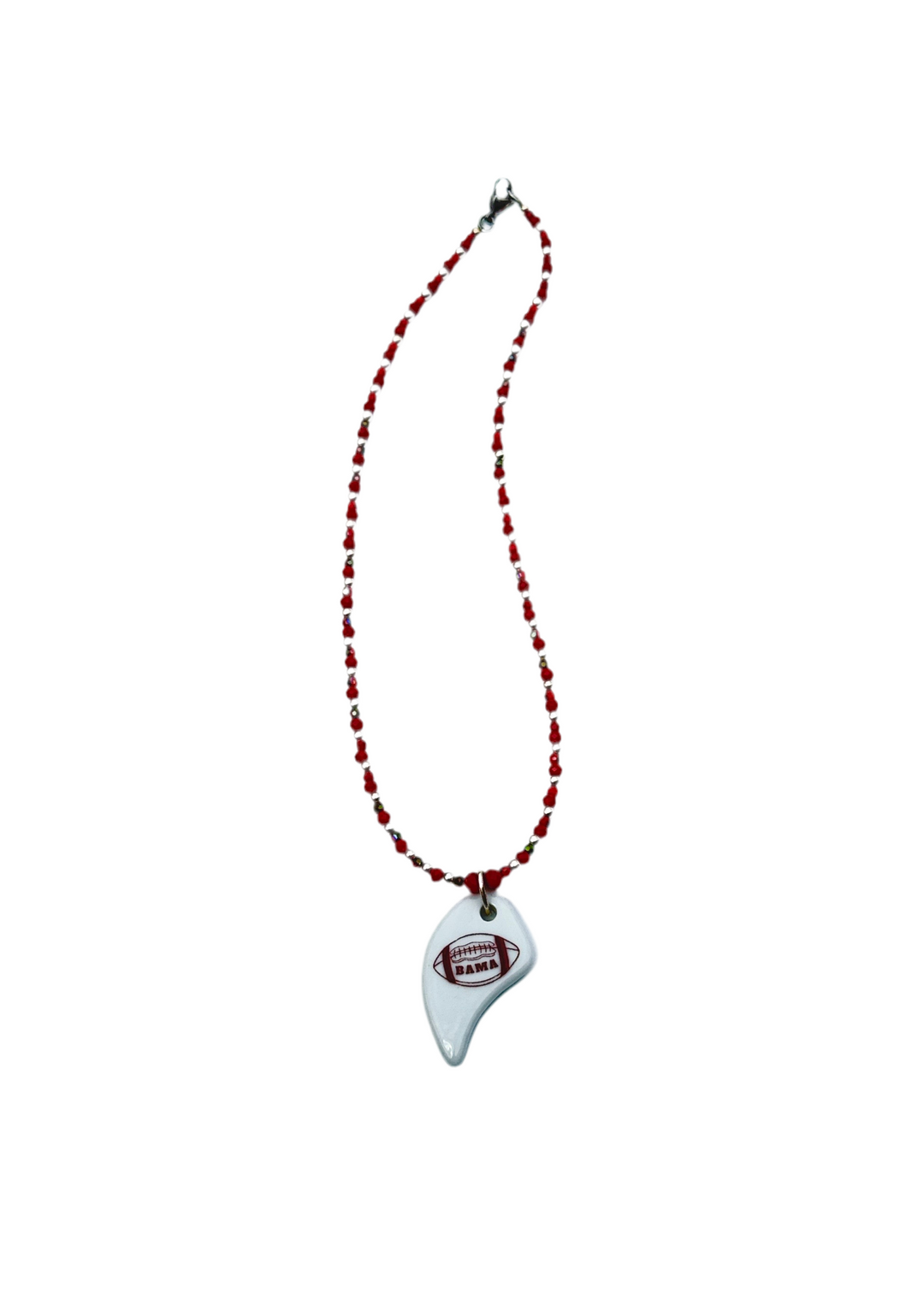 Alabama Game Day Necklace Football Jewelry Mascot College