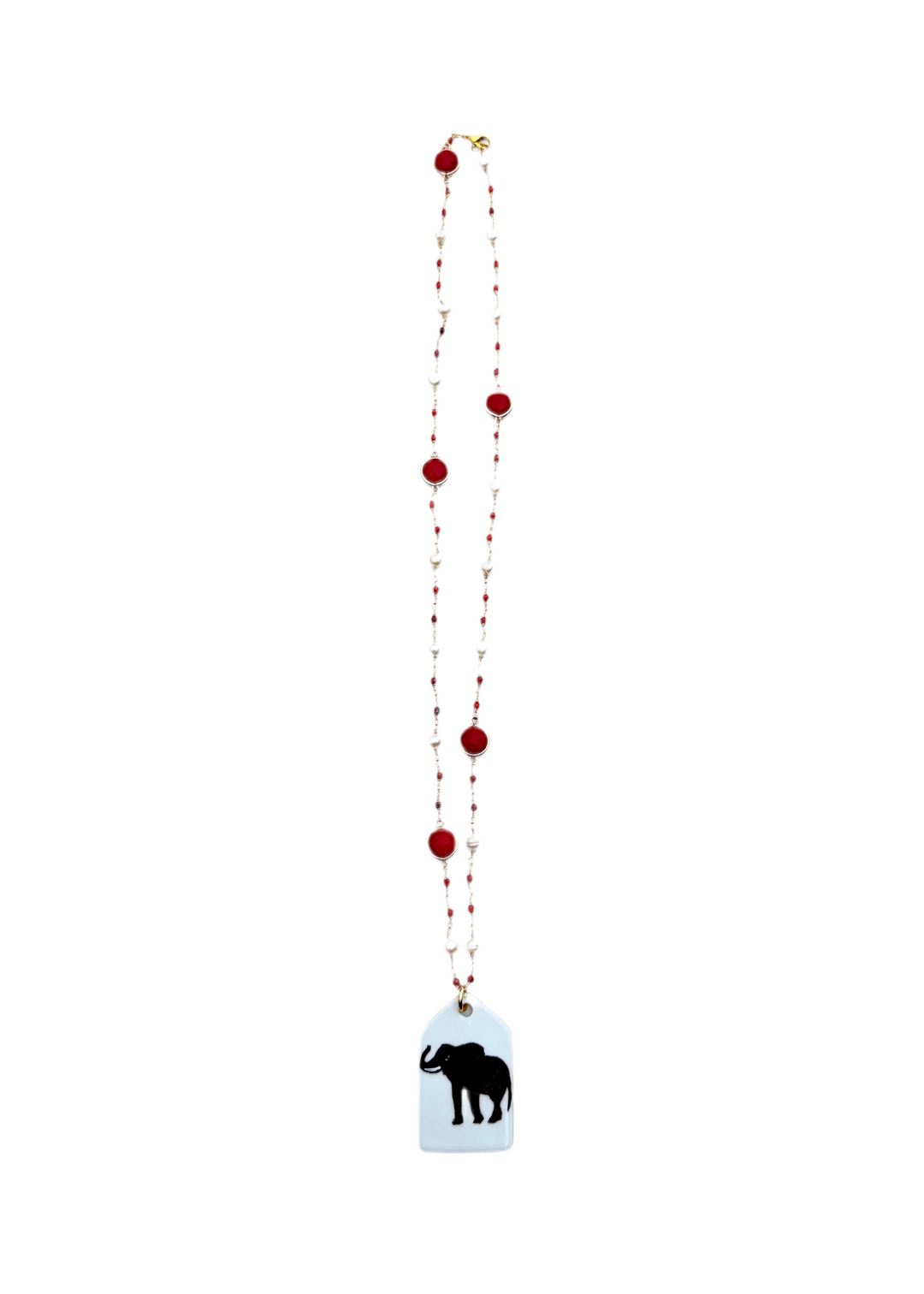 Elephant Game Day Necklace Football Jewelry College